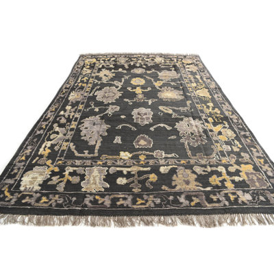 Outen Black Rug
