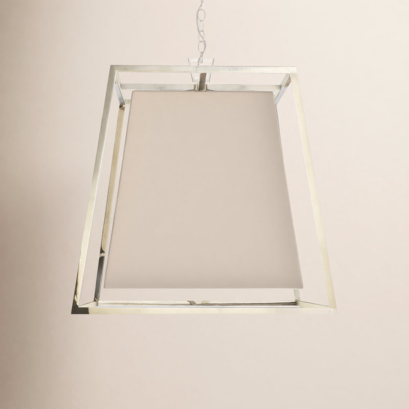 Kyle 6 - Light Pendant, White, Polished Nickel