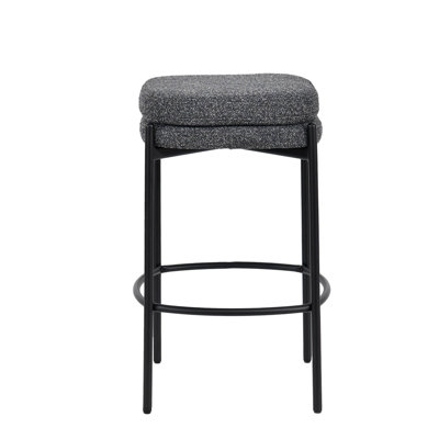 Tabouret de comptoir 26 po Aero, gris épais (ensemble de 2)