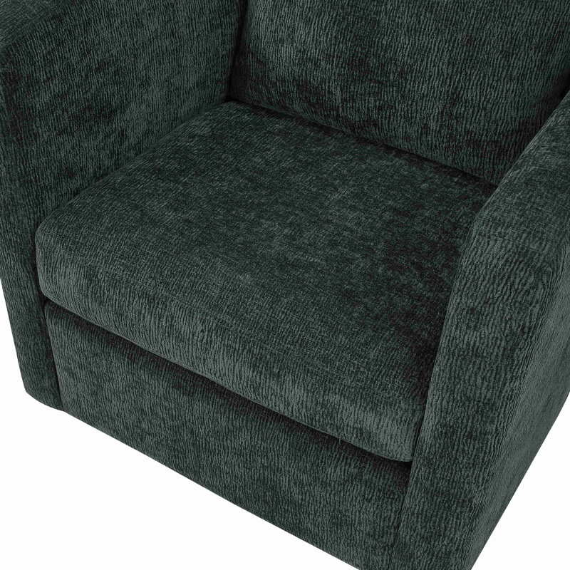 Fauteuil demi-tonneau Sutton, Vert