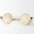 Beige Paper Mache Sphere Garland
