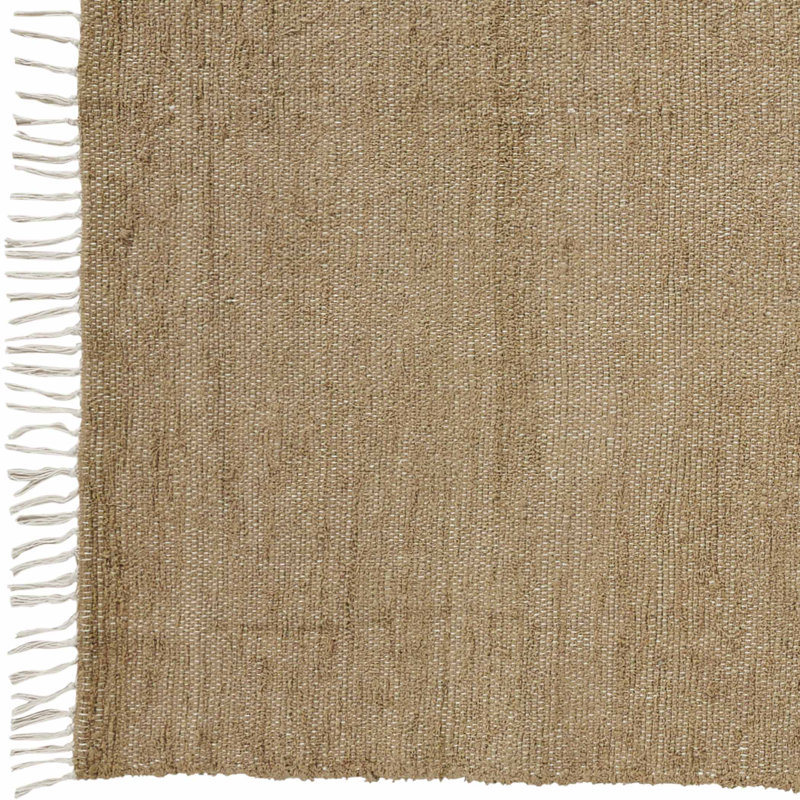 Tapis naturel en coton fabriqué à la main Zaire
