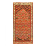 Persian Antique hand knotted Malayer 4'6"X 9'3"