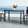 Alyne Rectangular  Metal Bar Table