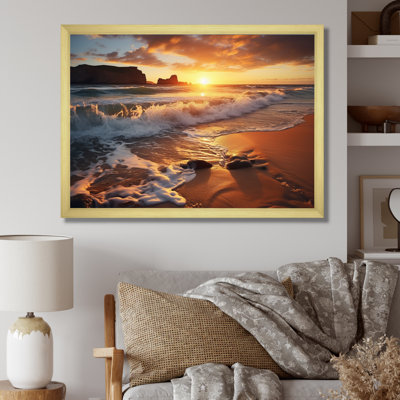«Australie Golden Coastline III», reproduction d'art sur toile