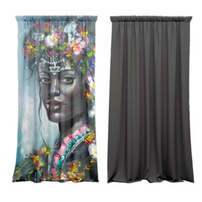 Cendra Velvet Blackout Slot Top Curtain Pair