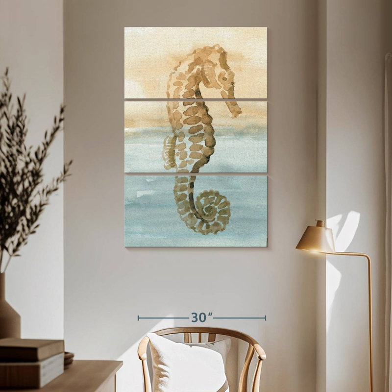 Brampt Peaceful Sand And Sea, 65" H x 42" W