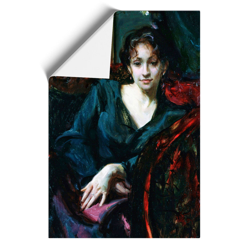 Isabella Stewart Gardner by John Singer Sargent - Frameless Print, 30cm H x 21cm W x 0.1cm D