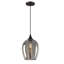 Mini-luminaire 1 lumière Meridian en bronze huilé