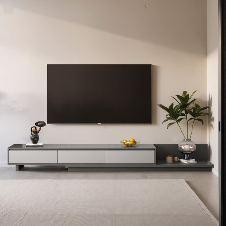Owens 78.7 in. expandable TV cabinet with three drawers Up to 120" TV