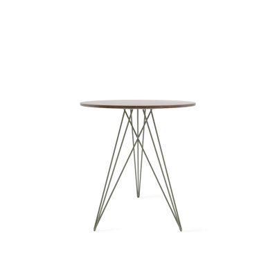 Hudson Solid Wood Top End Table