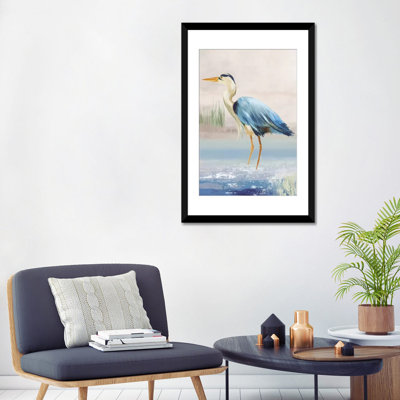 «Heron On The Beach II» par Aimee Wilson - reproduction sur toile