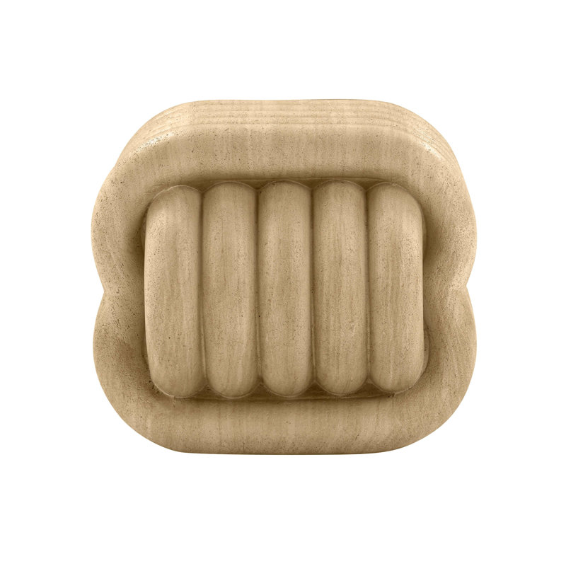 Tabouret d'appoint Rolandat, Tanné
