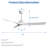 Nicola 52" 3-Blade Standard Ceiling Fan With Remote and Led Light-1631905458
