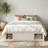Platform Bed Frame With 4 Storage Drawers And Footboard Storage Cubby, No Headboard, Modern Space-Saving Design-1788052179