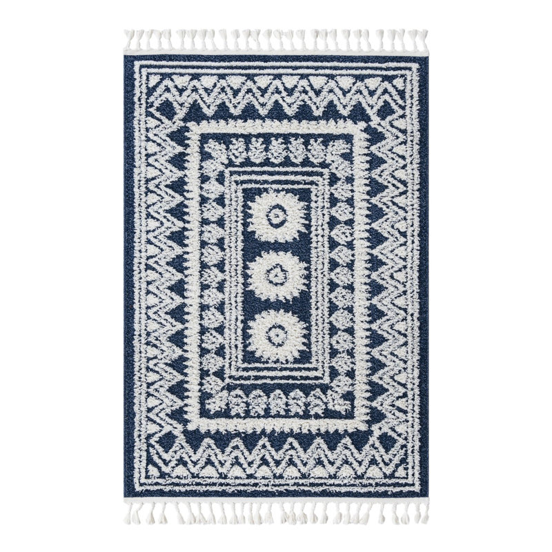 Matsue Geometric Indoor Rug, Rectangle 4'1" x 6'1"