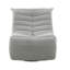 Fauteuil inclinable oscillant en chenille Talmon Oyster-1793674433