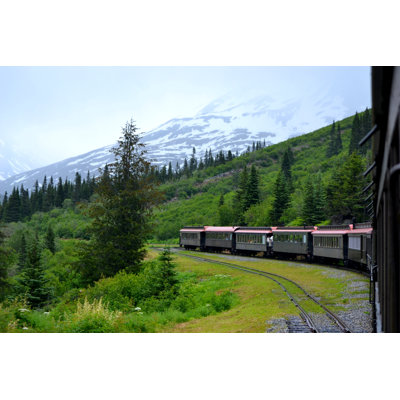 Train Riding Through Mountains by Deborahmaxemow