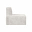 Canapé modulaire en sherpa avec un confort moelleux et une conception peu encombrante pour le salon, la chambre à coucher ou le bureau.