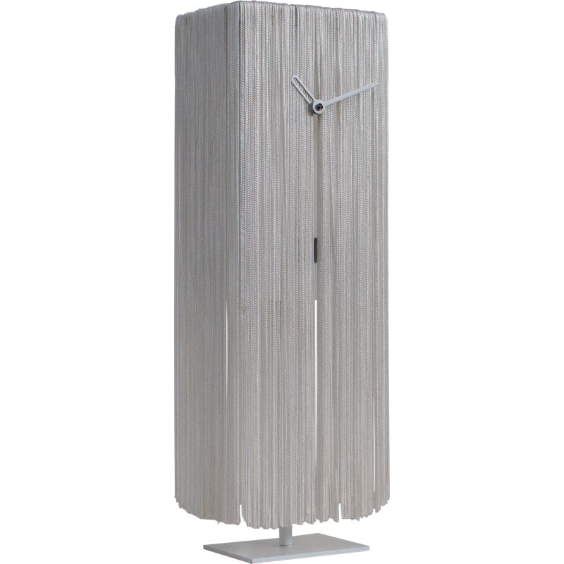Eversole Wood Wall Clock, White