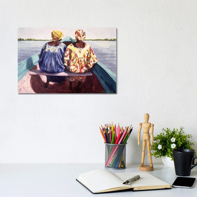 To The Island by Tilly Willis - Wrapped Canvas Painting, 20.32 cm H x 30.48 cm W