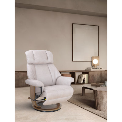 Daeshia Upholstered Swivel Recliner