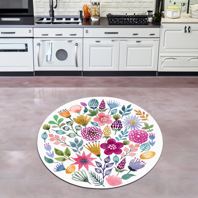 Tapis Noso, Rond 4 pi 7,1 po x 4 pi 7,1 po