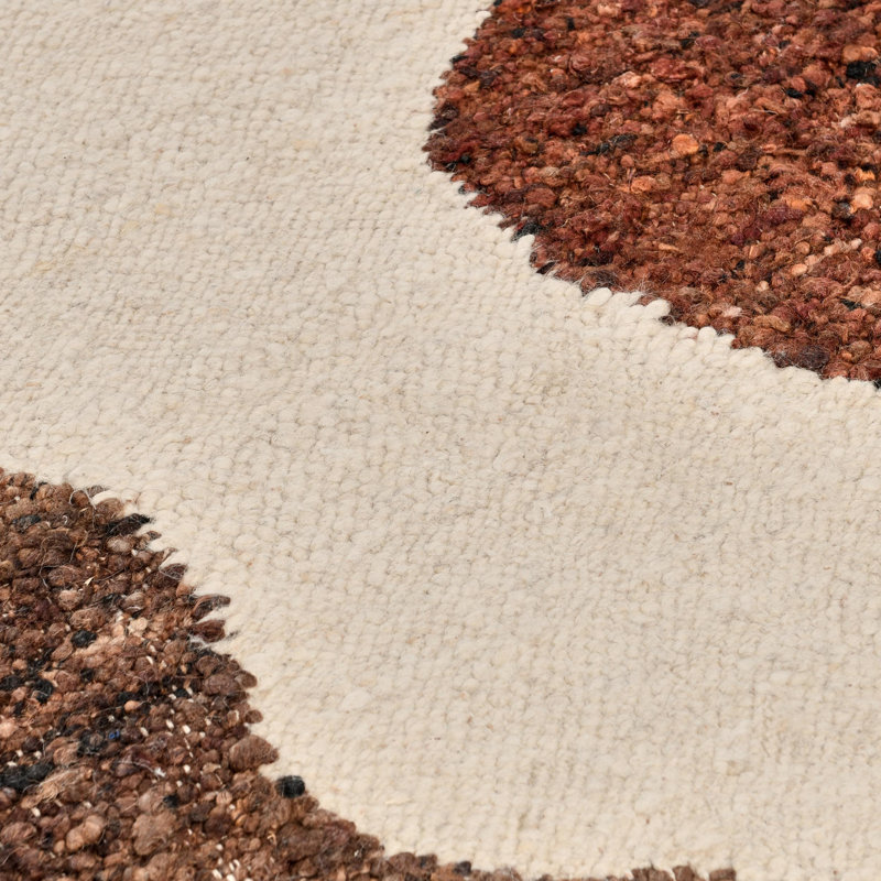 Tapis en laine tissé à la main Hesperia, Rectangle 2 pi x 3 pi