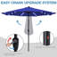 Parasol de marché éclairé Caerphilly-157318111-264100217