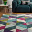 Abrar Geometric Wool Hand Woven Area Rug-25469884