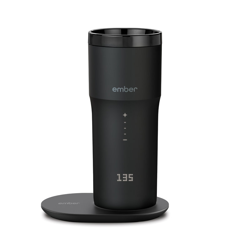 Ember Travel Mug 2, 12 oz, Temperature Control Smart Travel Mug, Black