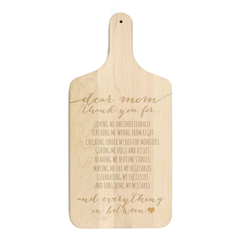 Thank You Mom Cutting Board