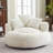 Foam Bean Bag Chairs for Adults with Filling Ultra Soft Chenille Cover Round Design for Indoor Outdoor Use-1339428817