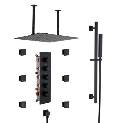 AquaRhapsody Complete Shower System with Rough in-Valve