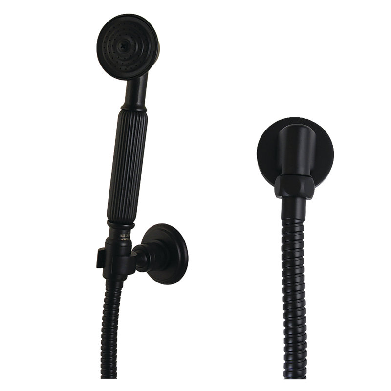 Kingston Brass Vintage Hand Shower Kit, Matte Black
