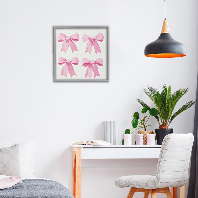 Quatre arcs roses tendres, estampe numérique, design par Petal Prints Design, Estampe numérique Farmhouse, H 12 po x l 12 po