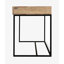 Timko Solid Wood Top Metal Base Writing Desk