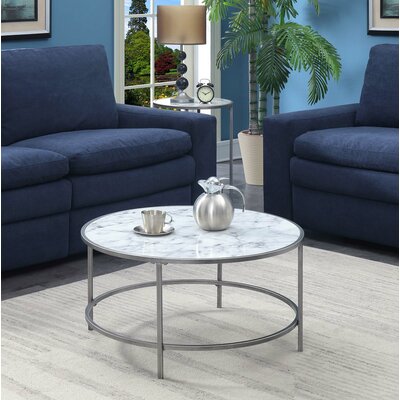 Essex Coffee Table with Metal Frame -  Mercer41, A6AD0AFB13924E8AB4CF1552F2D8B2DE