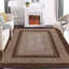 Tapis géométrique brun à motif géométrique 4 po x 6 pi-1646761419-1646761415