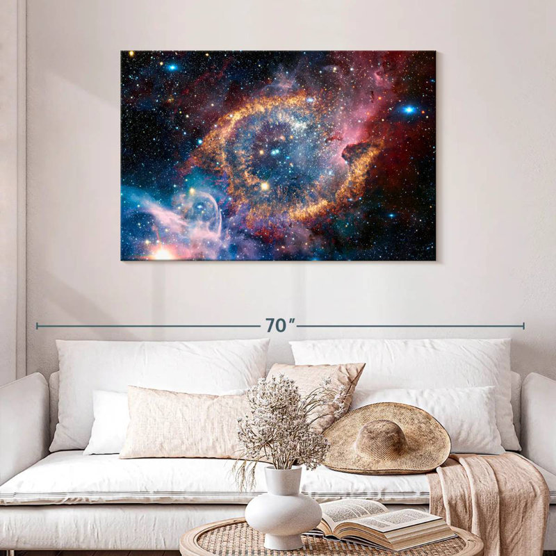 Oberle Helix Planetary Nebula, 30" H x 45" W