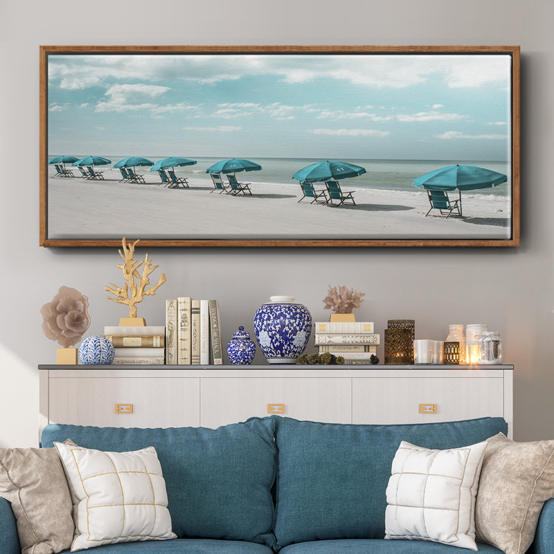 Idle Hours- Framed Canvas, 24" H x 60" W