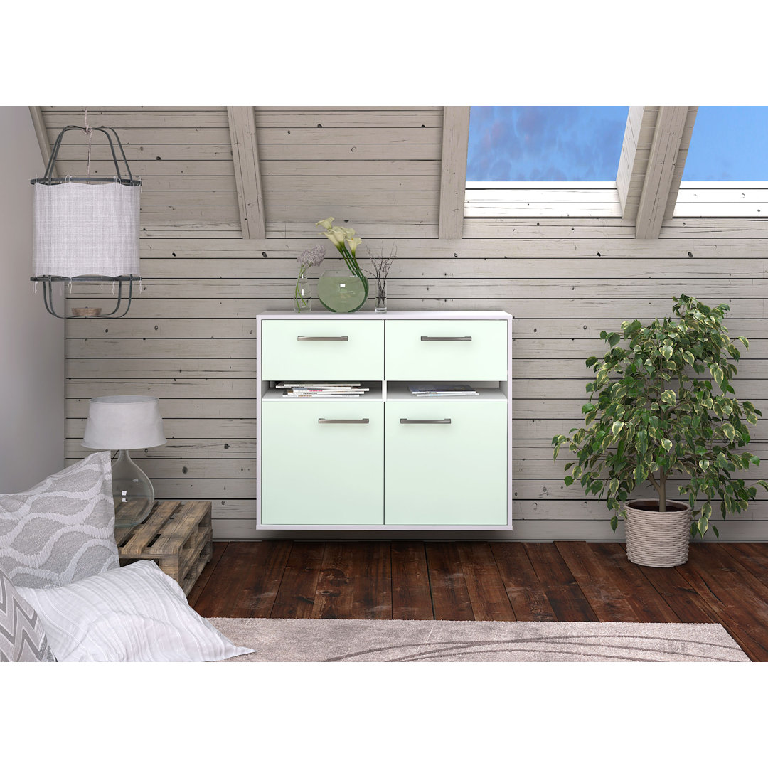 Sideboard Benzhi, Fliegend/Metallgriffe