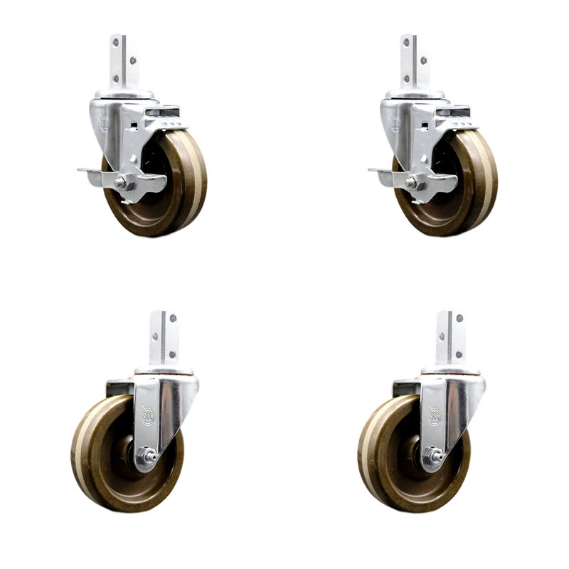 4 Piece High Temp Phenolic Caster Set