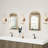 Aluminium Framed Arch Wall Mirror-640138794