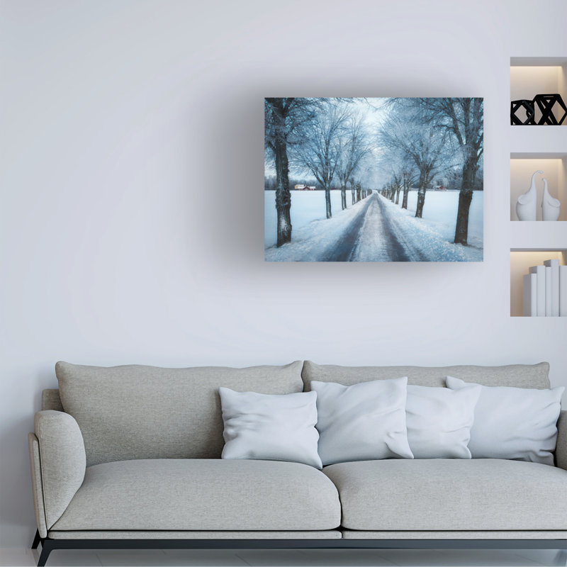 Art sur toile «Rhin» par Christian Lindsten, H 14 po x l 19 po