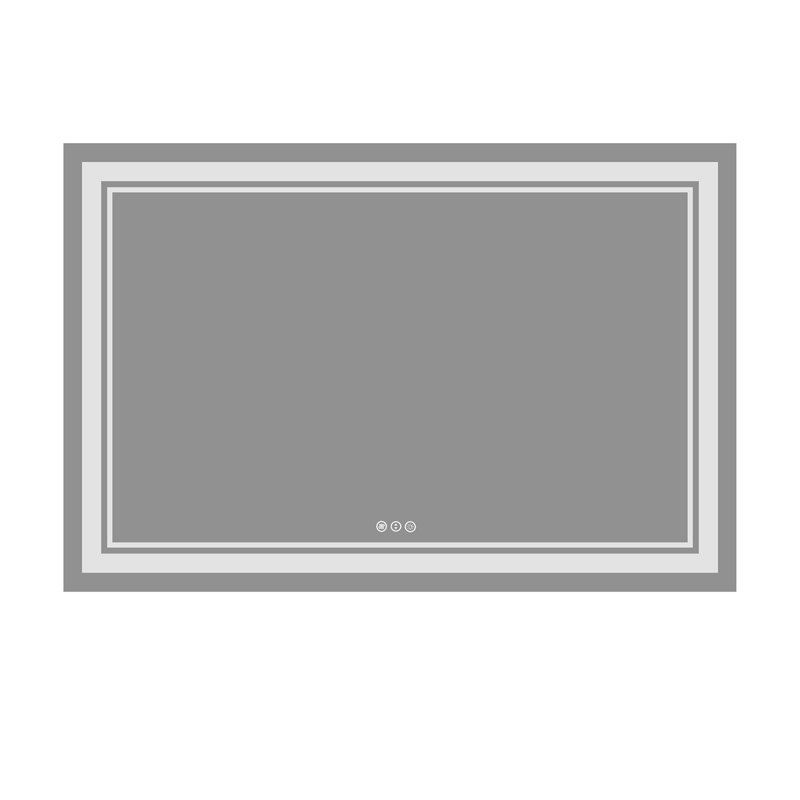 Rectangle Mirror, 40" x 32", White
