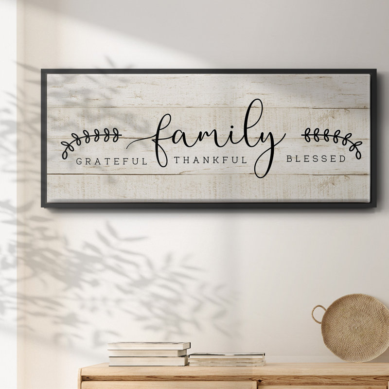 Famille - toile encadrée