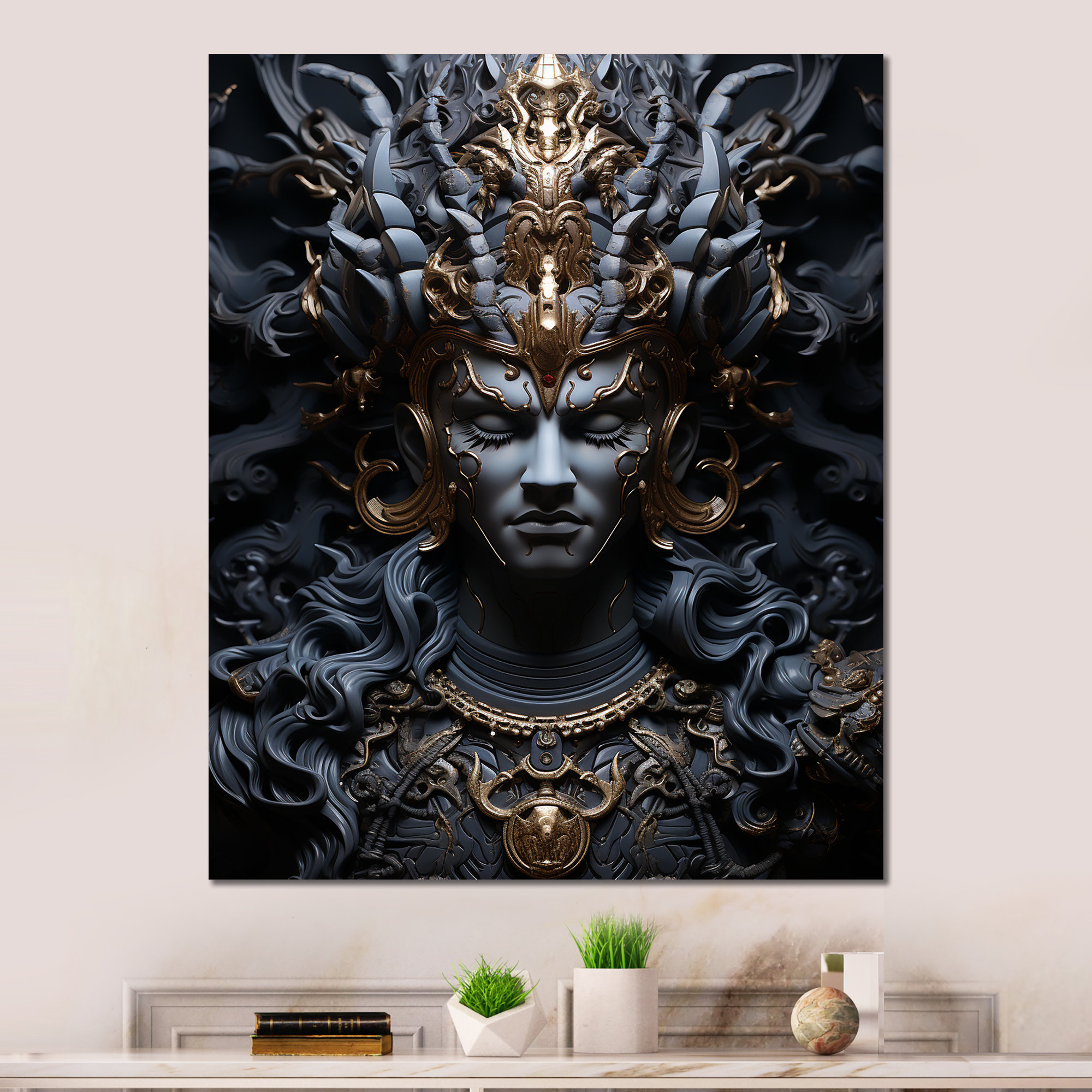 Trinx Hinduisim Metal Wall Art Living Room Wayfair