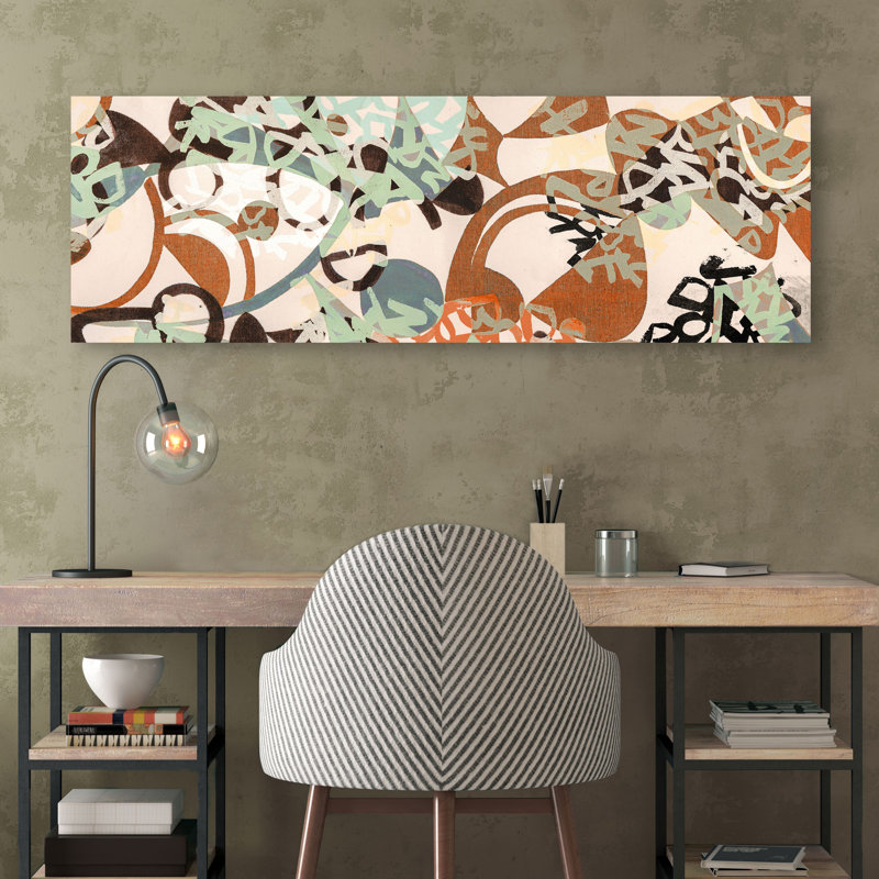 Abstract: Morbid Absolution - Wrapped Canvas Print, 35cm H x 100cm W x 4cm D