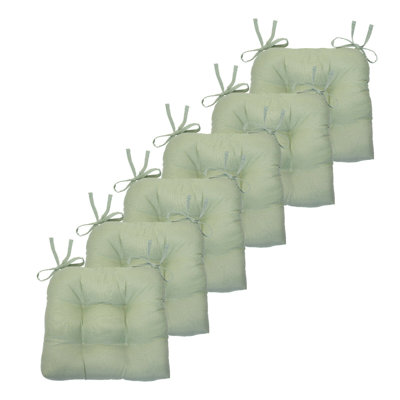 Coussin de siège d'extérieur 6 pièces Red l 15 po x P 16 po Red Barrel Studio®